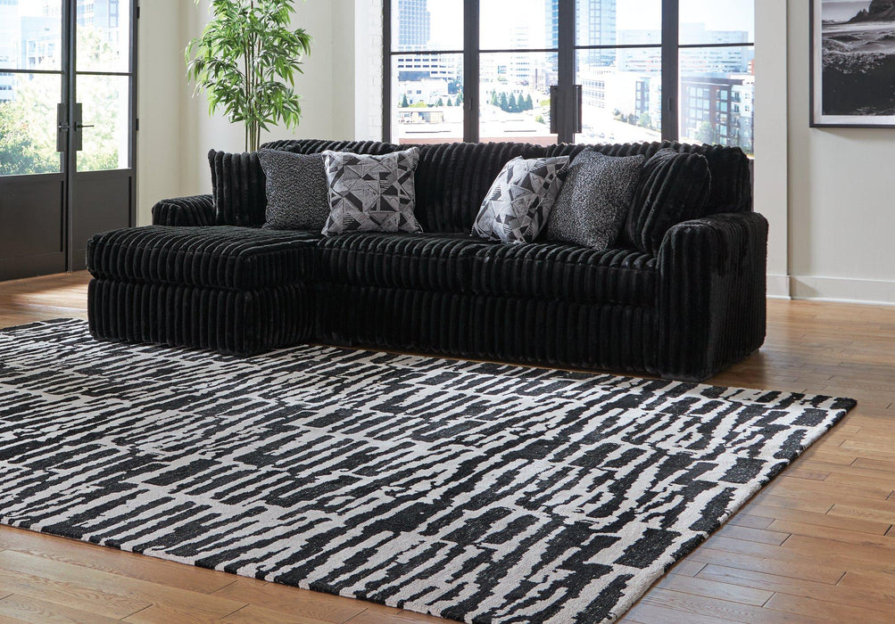 Midnight-Madness Sectional Sofa with Chaise