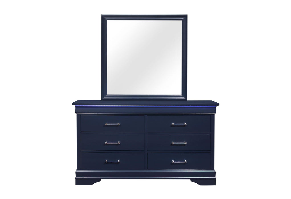 CHARLIE BLUE DRESSER WITH LED image