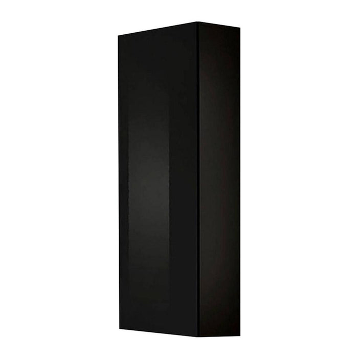 Fly Type-20 Wall Mounted Floating Bookcase Cabinet - Black
