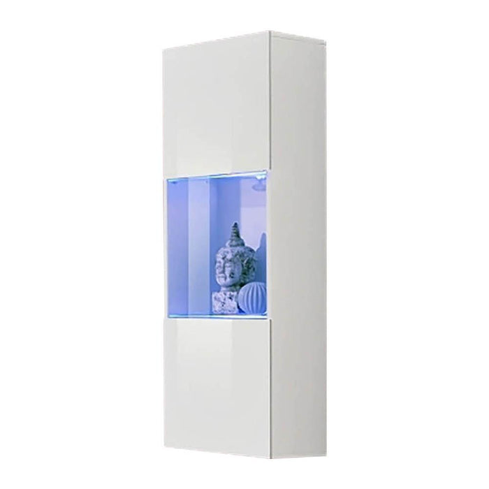 Fly Type-22 Wall Mounted Floating Bookcase Cabinet - White