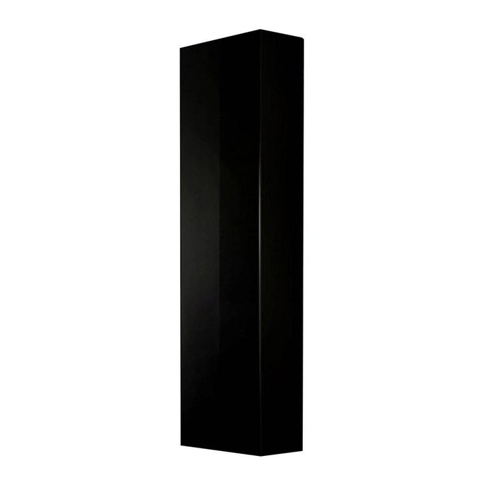 Fly Type-40 Wall Mounted Floating Bookcase Cabinet - Black