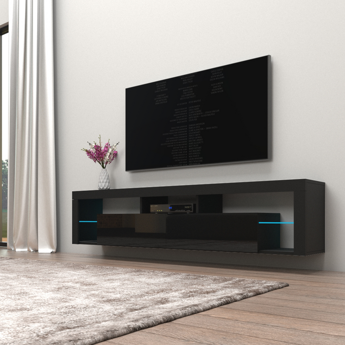 Milano 200 Wall Mounted Floating Modern 79" TV Stand image