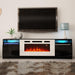 York WH02 Electric Fireplace Modern 79" TV Stand image
