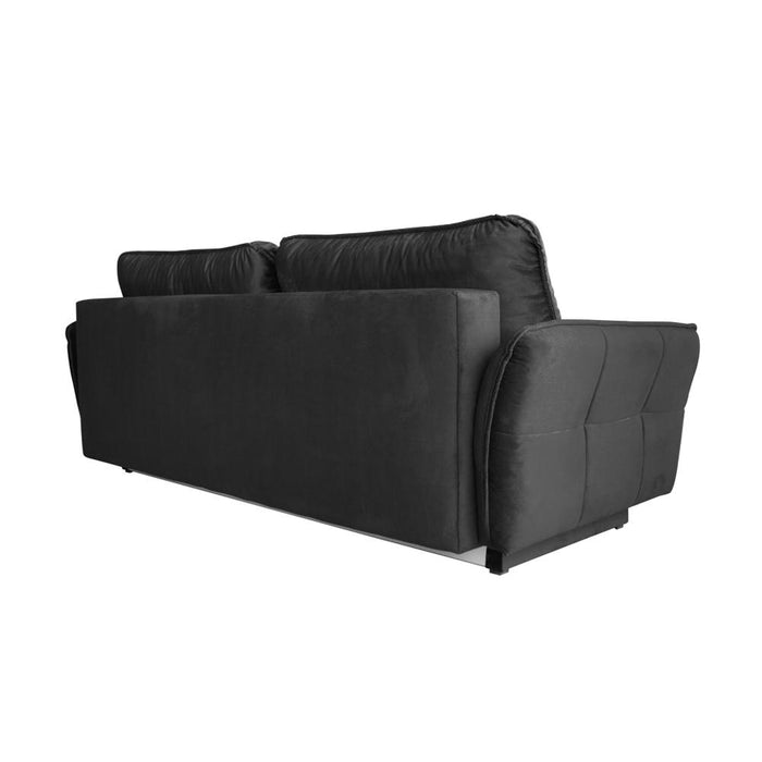 Largo Sleeper Sofa with Storage - Black
