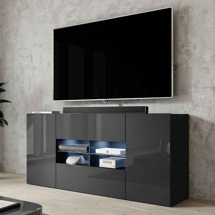 Sarenzo Modern 63" TV Stand - Gray