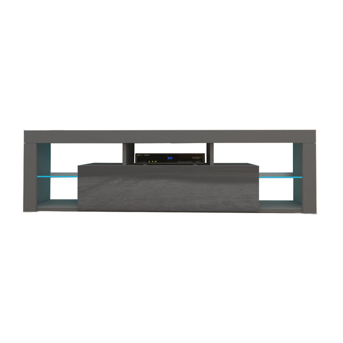 Milano 160 Wall Mounted Floating Modern 63" TV Stand - Gray