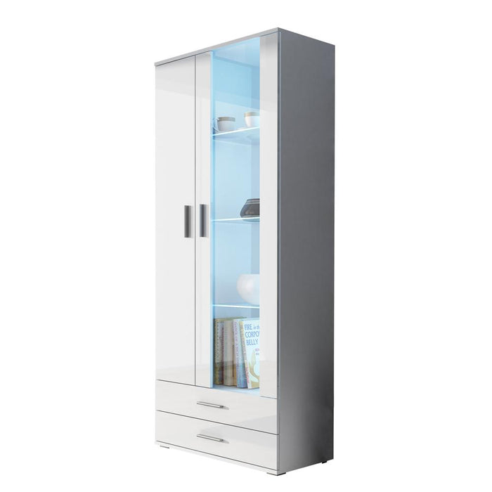 Soho S6 2D2S Modern 32" Bookcase - White