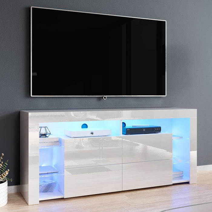 Minelli Modern 61" TV Stand - White