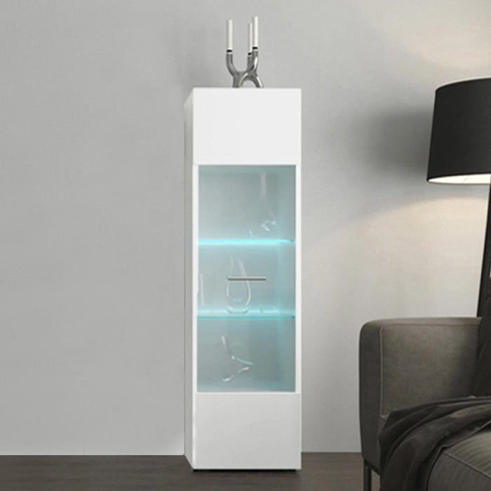 Modica Modern 17.5" Bookcase - White