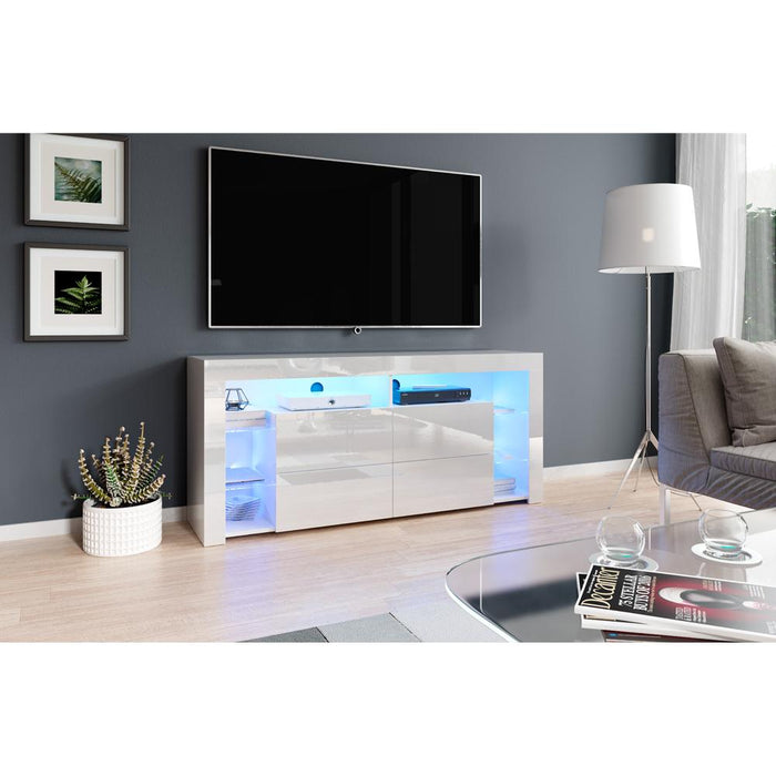Minelli Modern 61" TV Stand - White