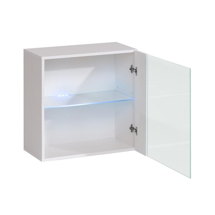 Fly Type-61 Wall Mounted Floating Bookcase Cabinet - White