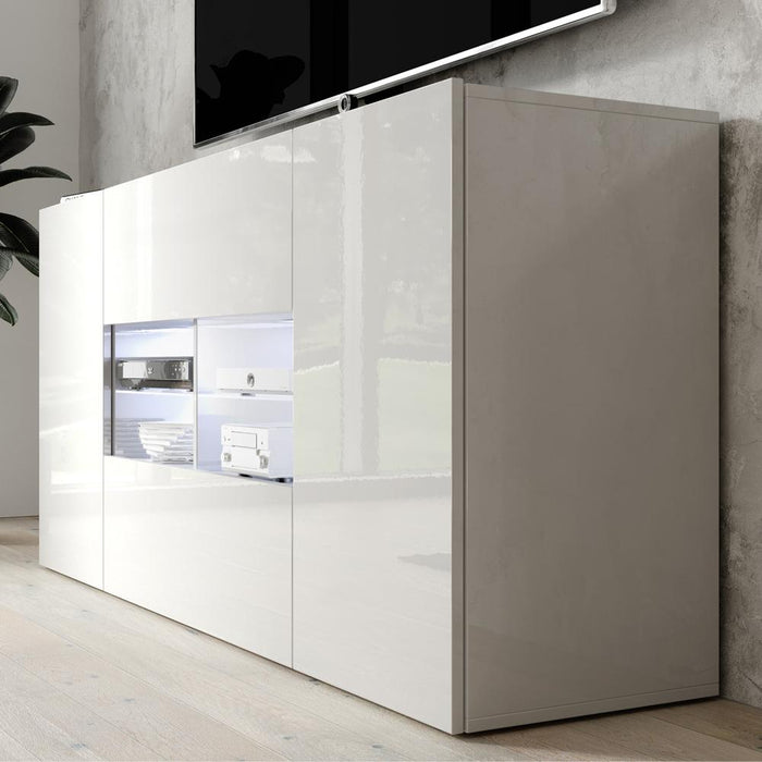 Sarenzo Modern 63" TV Stand - White